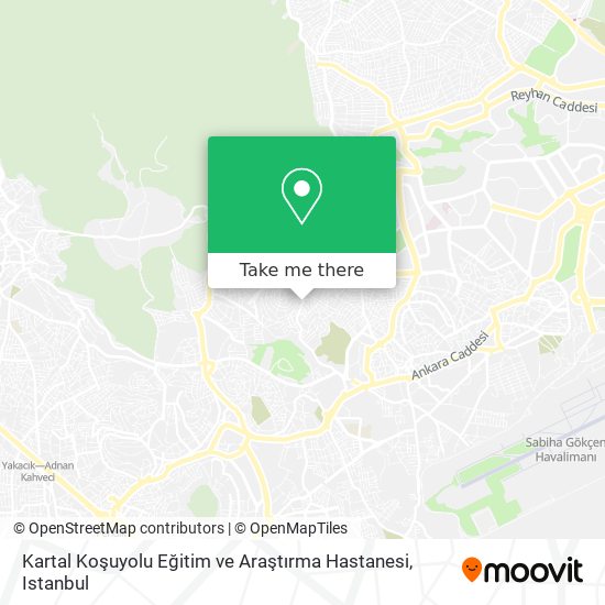 Kartal Koşuyolu Eğitim ve Araştırma Hastanesi map
