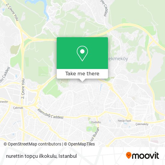 nurettin topçu ilkokulu map