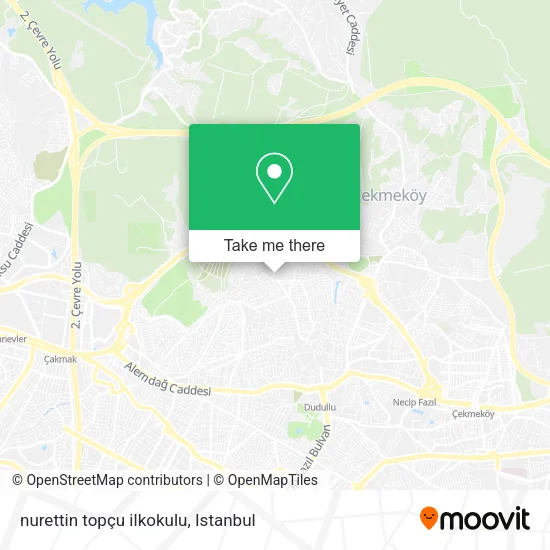 nurettin topçu ilkokulu map