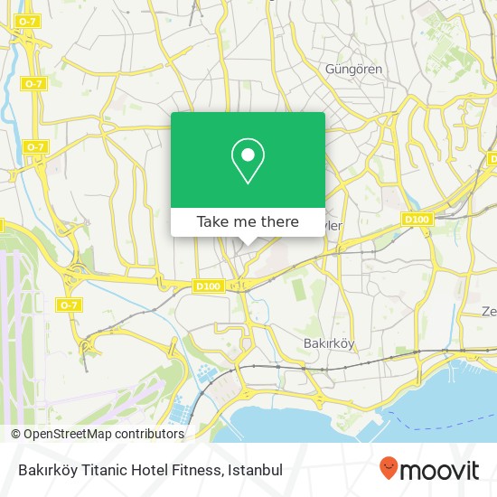 Bakırköy Titanic Hotel Fitness map