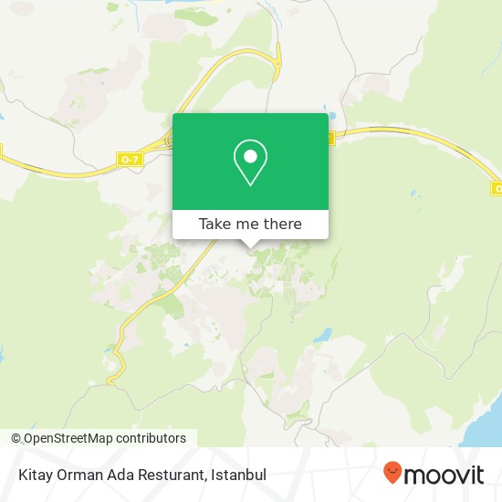 Kitay Orman Ada Resturant map