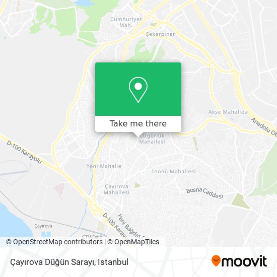 Çayırova Düğün Sarayı map