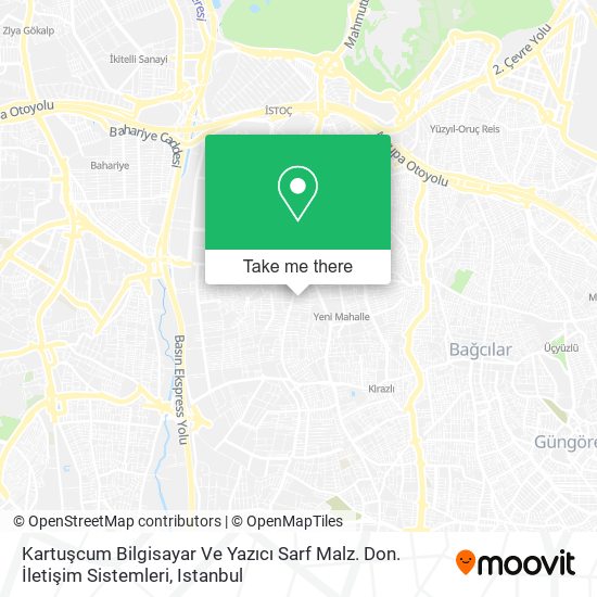 Kartuşcum Bilgisayar Ve Yazıcı Sarf Malz. Don. İletişim Sistemleri map