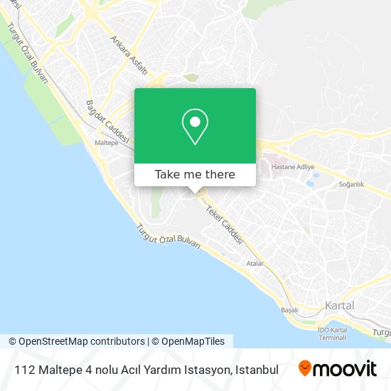 112 Maltepe 4 nolu Acıl Yardım Istasyon map