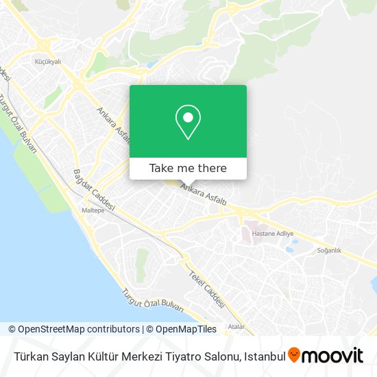 Türkan Saylan Kültür Merkezi Tiyatro  Salonu map