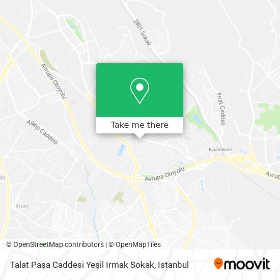 Talat Paşa Caddesi Yeşil Irmak Sokak map