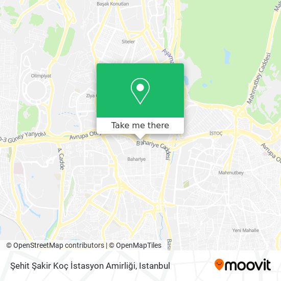 Şehit Şakir Koç İstasyon Amirliği map
