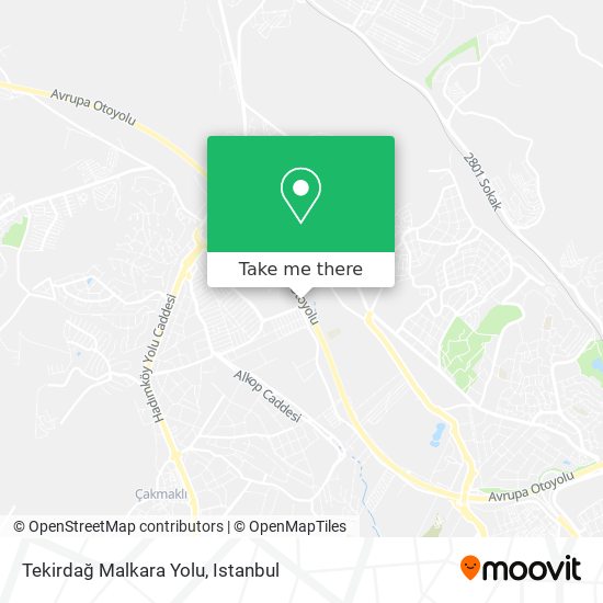 Tekirdağ Malkara Yolu map