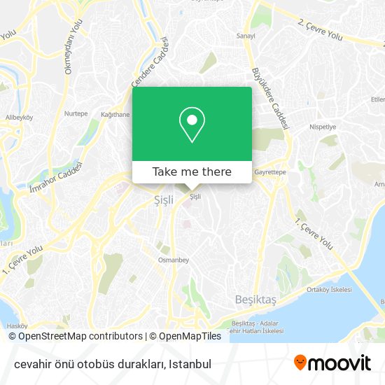 cevahir önü otobüs durakları map