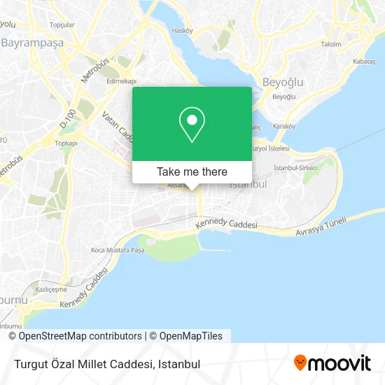 Turgut Özal Millet Caddesi map