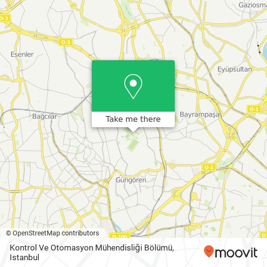 Kontrol Ve Otomasyon Mühendisliği Bölümü map