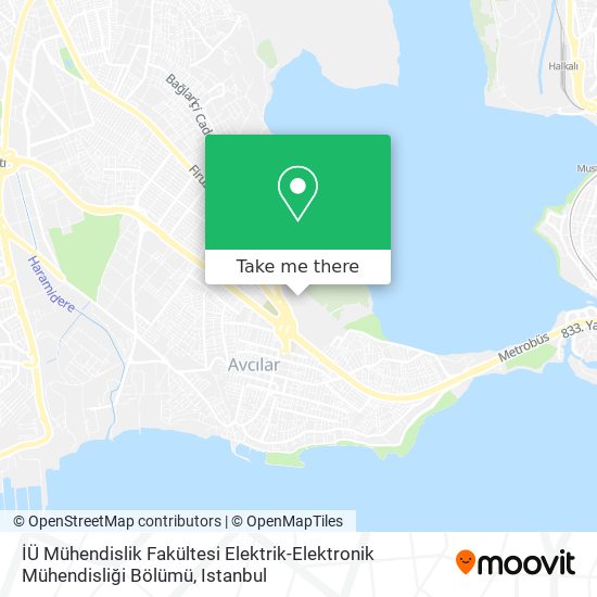 İÜ Mühendislik Fakültesi Elektrik-Elektronik Mühendisliği Bölümü map