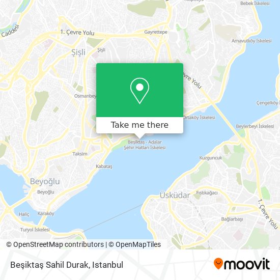 Beşiktaş Sahil Durak map