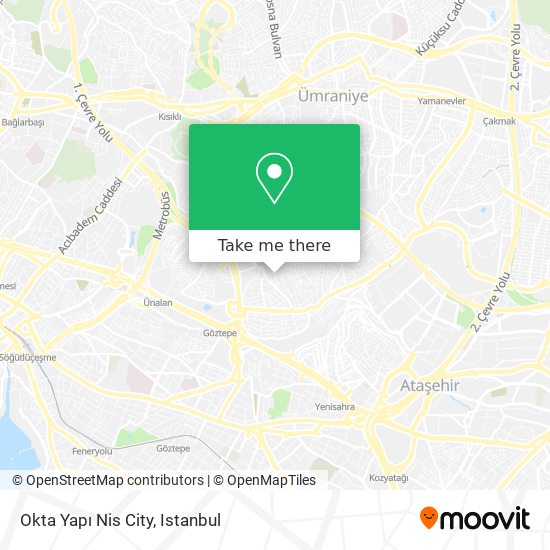 Okta Yapı Nis City map