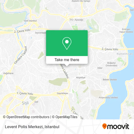 Levent Polis Merkezi map