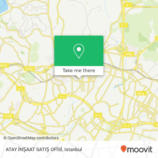 ATAY İNŞAAT SATIŞ OFİSİ map