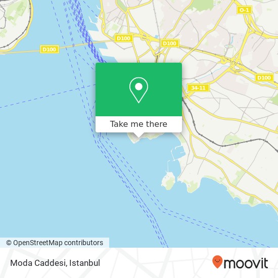 Moda Caddesi map