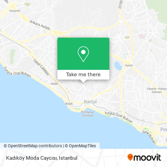 Kadıköy Moda Caycısı map