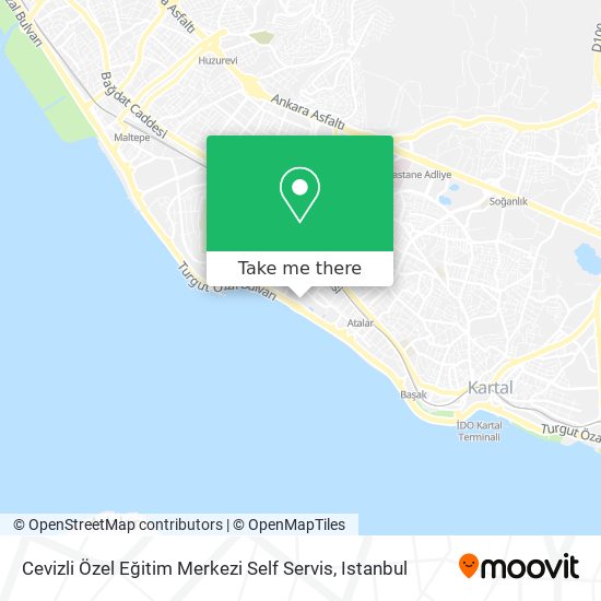 Cevizli Özel Eğitim Merkezi Self Servis map