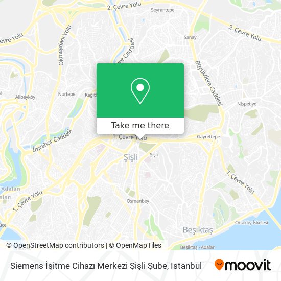 Siemens İşitme Cihazı Merkezi Şişli Şube map