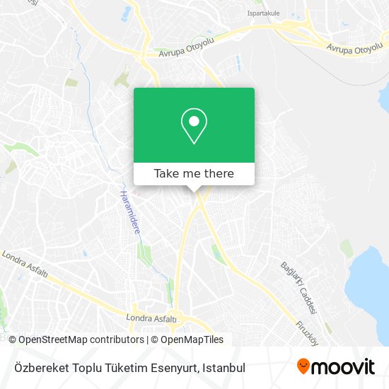 Özbereket Toplu Tüketim Esenyurt map