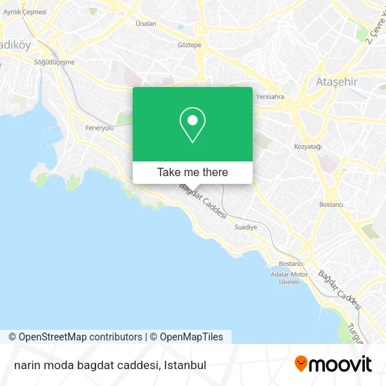narin moda bagdat caddesi map