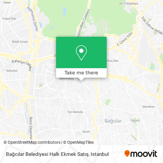 Bağcılar Belediyesi Halk Ekmek Satış map