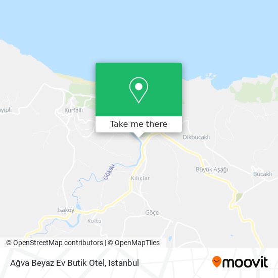 Ağva Beyaz Ev Butik Otel map