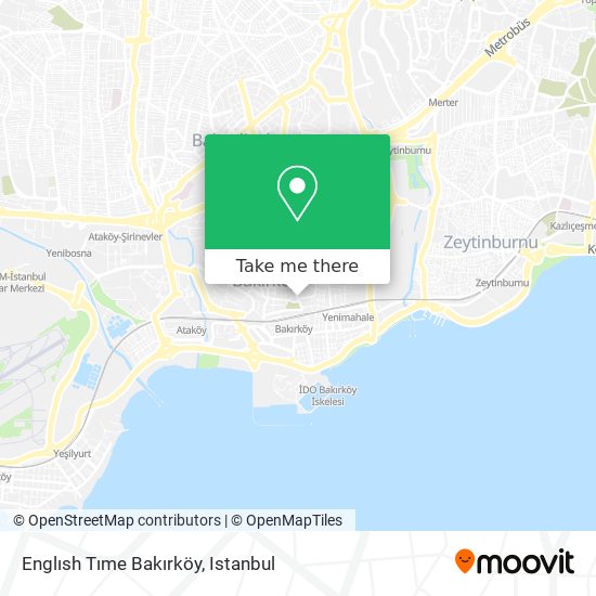 Englısh Tıme Bakırköy map