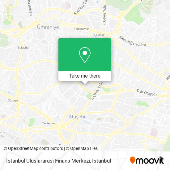 İstanbul Uluslararasi Finans Merkezi map