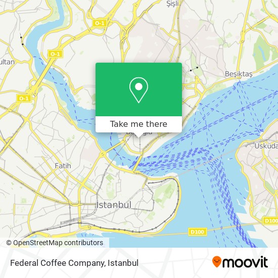 Federal Coffee Company map