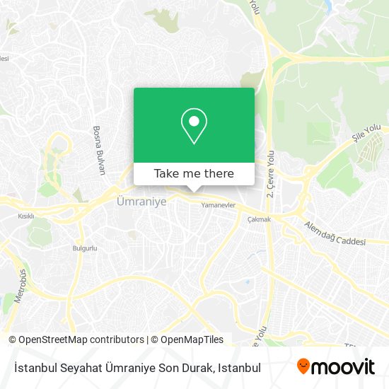 İstanbul Seyahat Ümraniye Son Durak map