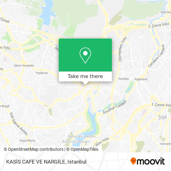 KASİS CAFE VE NARGİLE map