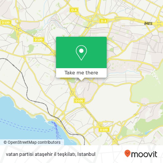 vatan partisi ataşehir il teşkilatı map