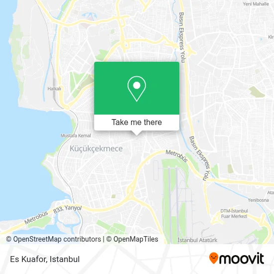Es Kuafor map