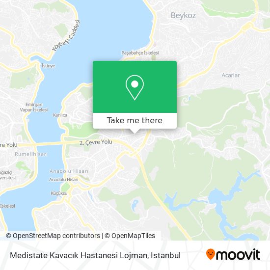 Medistate Kavacık Hastanesi Lojman map