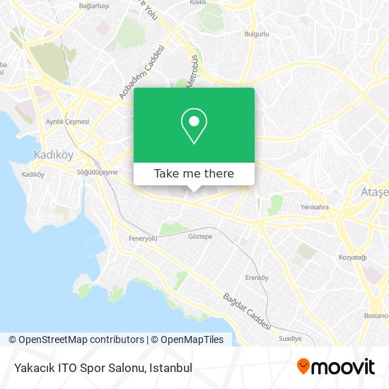 Yakacık ITO Spor Salonu map