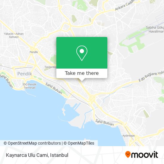 Kaynarca Ulu Cami map