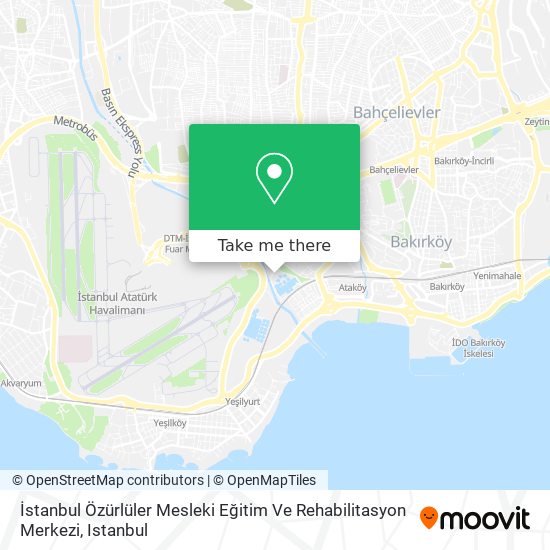 İstanbul Özürlüler Mesleki Eğitim Ve Rehabilitasyon Merkezi map