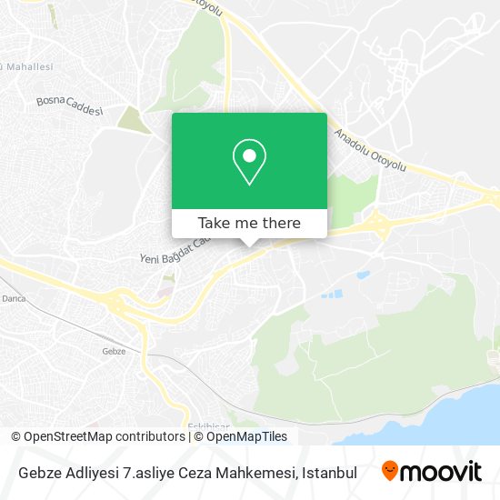 Gebze Adliyesi 7.asliye Ceza Mahkemesi map