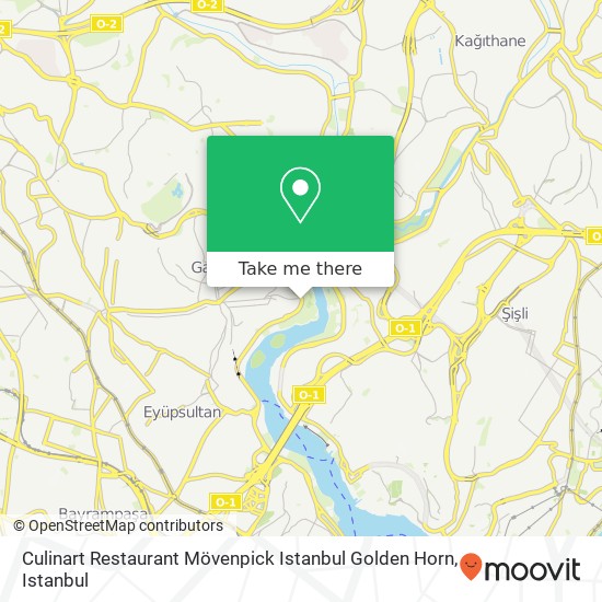 Culinart Restaurant Mövenpick Istanbul Golden Horn map