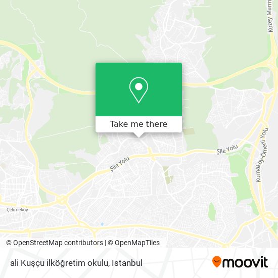 ali Kuşçu ilköğretim okulu map