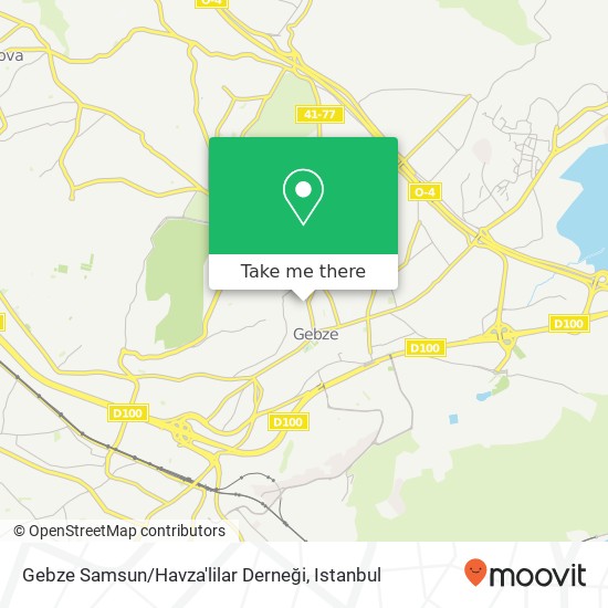 Gebze Samsun / Havza'lilar Derneği map