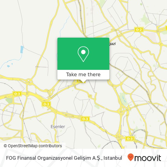 FOG Finansal Organizasyonel Gelişim A.Ş. map