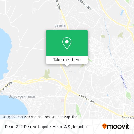 Depo 212 Dep. ve Lojistik Hizm. A.Ş. map
