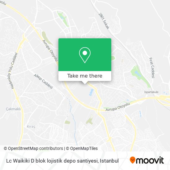 Lc Waikiki D blok lojistik depo santiyesi map