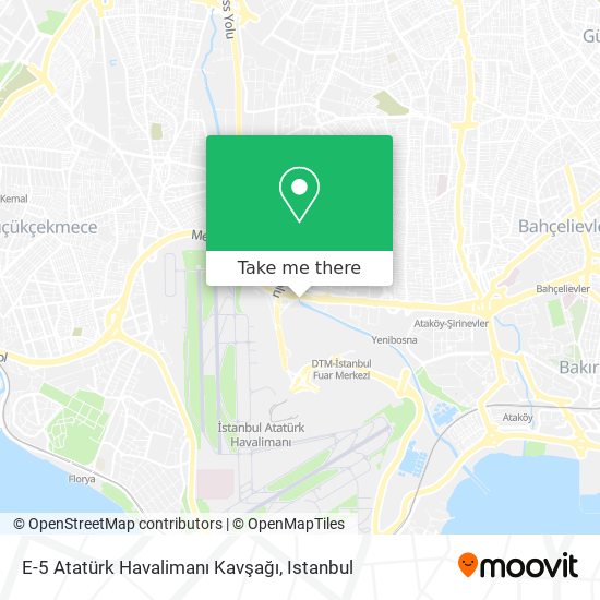 E-5 Atatürk Havalimanı Kavşağı map