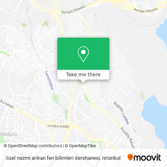 özel nazmi arıkan fen bilimleri dershanesi map