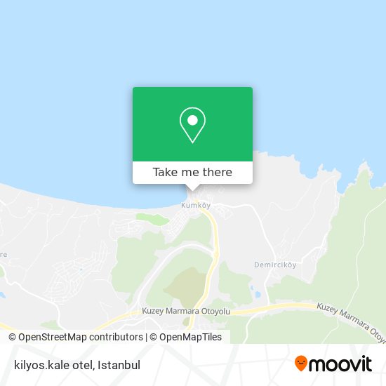 kilyos.kale otel map