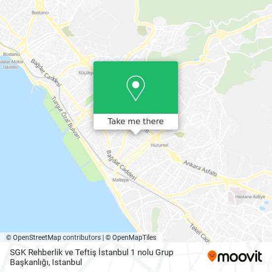 SGK Rehberlik ve Teftiş İstanbul 1 nolu Grup Başkanlığı map